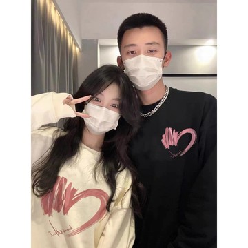 帽踢 美式 美式帽t 衛衣美式慵懶風寬鬆圓領衛衣情侶裝上衣秋冬新款加厚加絨重磅外套 oversize