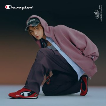 Champion 官方直營-女款-Champ 2K Racer 賽車鞋-紅/黑/白色 (U5CFCRW04L8-丁禹兮同款商品)