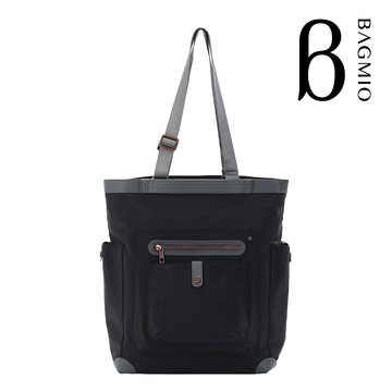 BAGMIO GALILEO 肩背托特包 - 墨黑