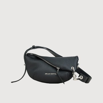 【BRAUN BUFFEL德國小金牛】台灣總代理 佩塔斯 小斜背包-黑色/BF864-51-BK