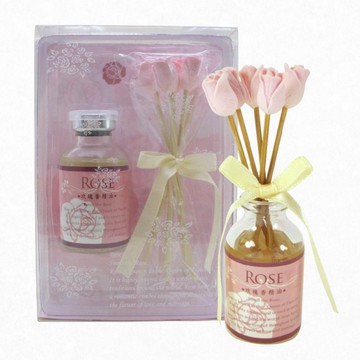 小玫瑰擴香棒組20ml(玫瑰)【Omiya香氛．台灣製】日系香氛 小空間 簡單生活