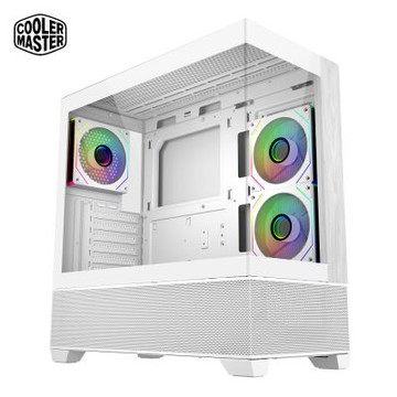 Cooler Master Elite 690 全景玻璃 ARGB 機殼 白色