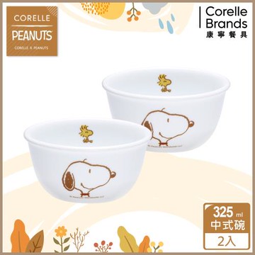 【美國康寧】CORELLE SNOOPY FRIENDS 2件式餐碗組-B01
