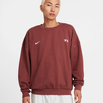【NIKE】AS M NK CLUB OVERSIZED CREW OP 男 長袖上衣 咖啡色 大學T-HQ2962231