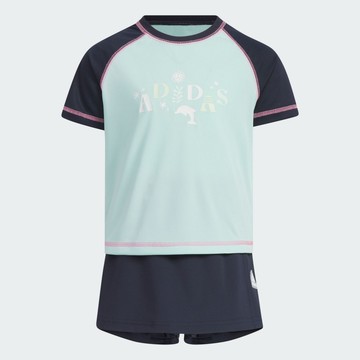 adidas 運動套裝 短袖/短褲 吸濕排汗 童裝 IT1775 官方直營