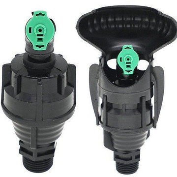 4分360度水鳥自動旋轉噴水頭灑水器塑料搖臂噴頭園林草坪城市綠化