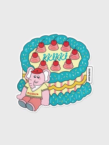 kkikki cake mousepad [RED]