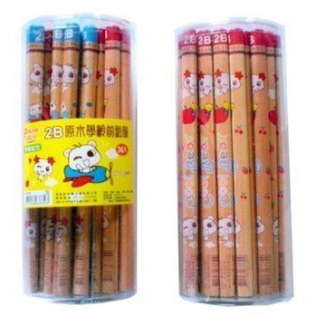尚禹Pencom WP-08 原木卡通 2B學齡前鉛筆 學齡前鉛筆【APP滿額下單10%點數(單一帳號最高5000點)】1/31止