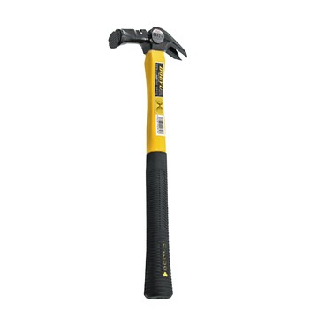 DOGYU 土牛 黃柄附磁鐵鎚 橫打 板模 角柄 小 人體工學設計 提升作業效率  00616  1支