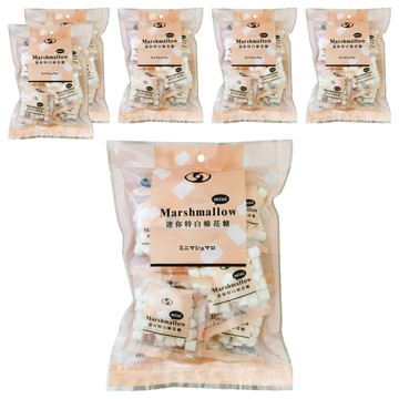 卜祥 迷你特白棉花糖  125g  6袋