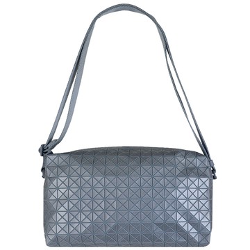 ISSEY MIYAKE 三宅一生 BAOBAO 珍珠銀壓紋三角方格兩用肩背/斜背包