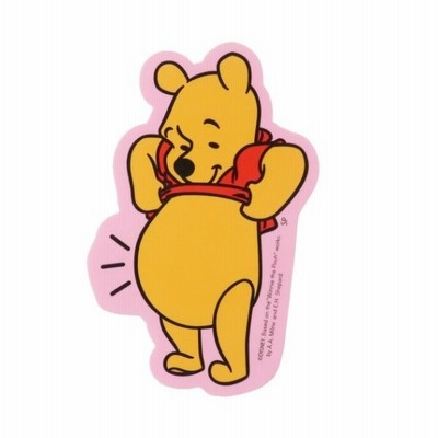 ステッカー ダイカット ビニール ステッカー くまのプーさん ピンク ディズニー スモールプラネット デコシール 防水 キャラクター 通販 Lineポイント最大get Lineショッピング