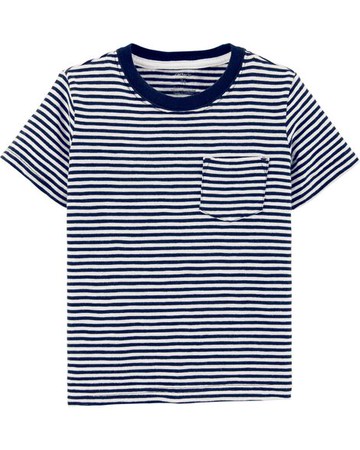 Toddler Striped Pocket Tee
