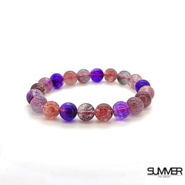 【SUMMER寶石】三輪骨幹彩超七手珠25.3g (9mm)