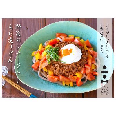 ふるさと納税 北杜市 もっちもちもち麦うどん3人前5セット