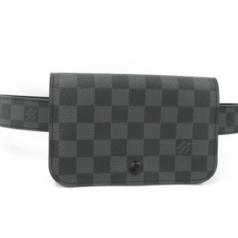 中古】LOUIS VUITTON サンチュール ポシェットオム ベルトバッグ