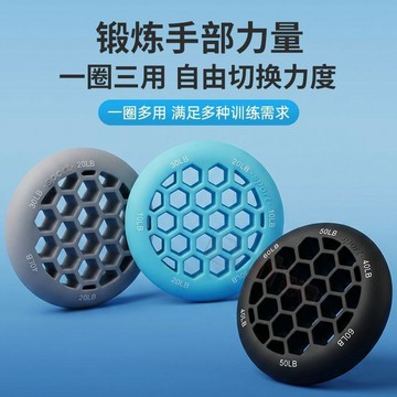🛒加購熱銷🚚硅膠握力器 手指康復訓練 手力握力圈 三檔握力 便攜雙強度矽膠握力器 手部康復神器 手掌肌力訓練器