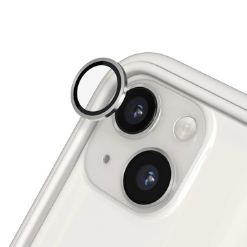 iPhone 13 mini 9H 鏡頭玻璃保護貼 銀
