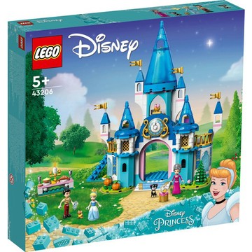 盒損【台中翔智積木】LEGO 樂高 迪士尼公主系列 43206 灰姑娘和白馬王子