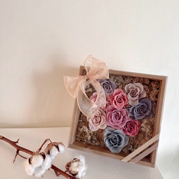 永生玫瑰花盒