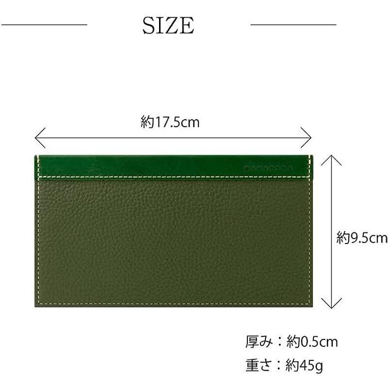 hanatora 本革 薄型ウォレット 通帳ケース パスポート 財布 カード