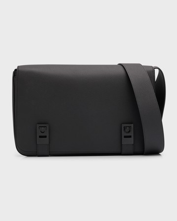 Men's Twins Leather Shoulder Bag