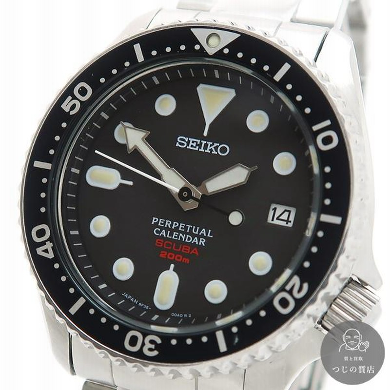 SEIKO ダイバー 8F35-00A0 パーペチュアルカレンダー SBCM023 クォーツ