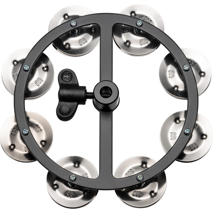 MEINL Percussion ハイハットタンバリン Headliner シリーズ Stainless Steel 1row HTHH1BK ［マイネル パーカッション Hihat Tambourine］