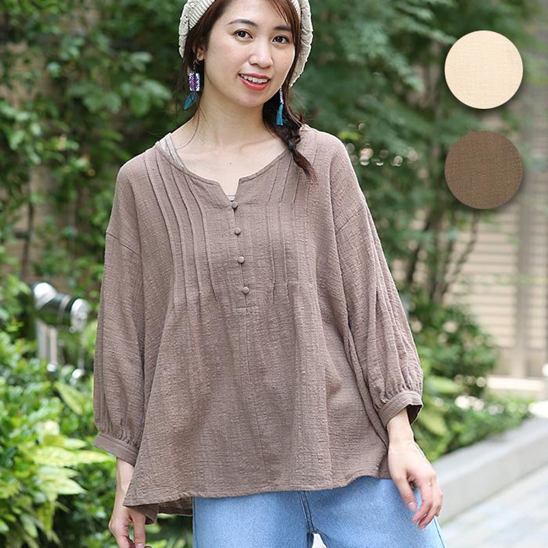 うさとの服　usato レディース　トップス　ブラウス　プルオーバー 楽天市場】あしたのふく フード日和のブラウス M/L/LL/3L/4L