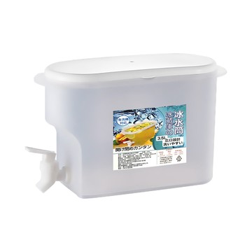 茶桶︱飲料桶 【崎和】水龍頭按壓式水冷壺3.5L