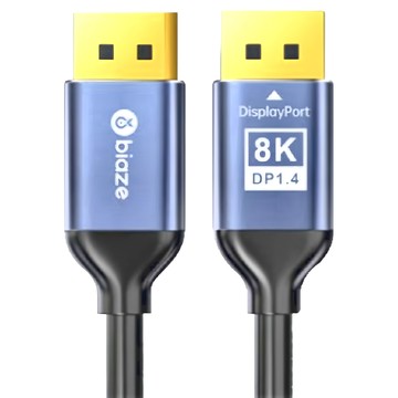 畢亞茲 Biaze DP1.4版 8K/60Hz 4K/240Hz 高清視頻線 細線款  1m  1條