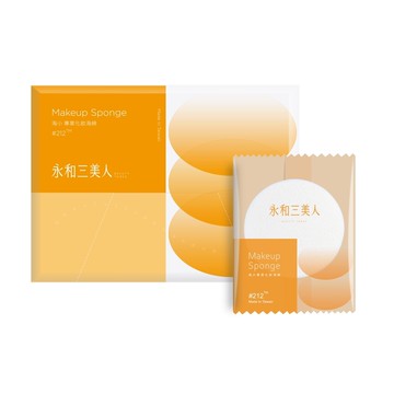 BEAUTY THREE 永和三美人#212化妝海綿24入