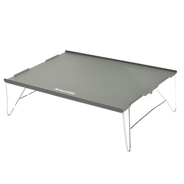 Naturehike 挪客 便捷式鋁合金折疊桌 升級款 NH17Z001 L  35 x 25 x 10cm  太空灰  35cm