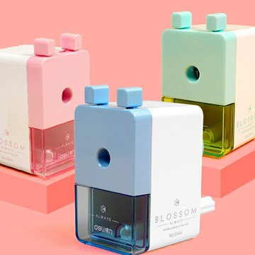 ✨台灣現貨? 得力 削鉛筆機 手搖式 卡通削筆機 文具用品 #丹丹悅生活
