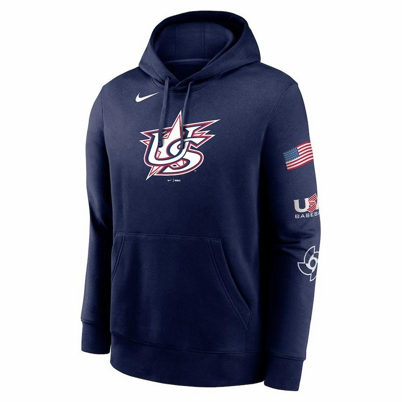 WBC アメリカ代表 USA パーカー 2023 World Baseball Classic Club Fleece Pullover Hoodie  ナイキ/Nike ネイビー | LINEブランドカタログ