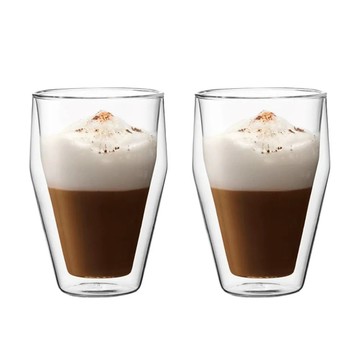 咖啡隨行杯 Bodum TITLIS 雙層玻璃杯 350cc 2入組