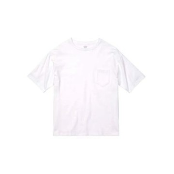 United Athle UA 5.6oz 寬版 口袋 短T 短袖 白色 3500801-001 [台灣現貨]