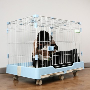 大小型犬帶廁所貓狗兔子籠子窩寵物貓籠狗窩貓窩兔籠子 99購物節