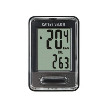 『小蔡單車』日本 CATEYE VELO9 有線碼表 CC-VL820黑 公路車/登山車/通晴車/自行車