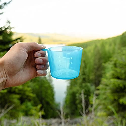 Sun Company Zero Mugs 4-Pack of Stackable Nesting Camping Mugs Dishwash