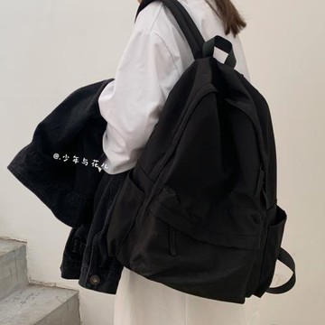 無印系列大容量書包女韓版原宿ulzzang大學生背包高中ins風雙肩包