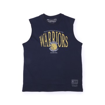 M&N TRAINING CAMP CUT OFF 寬肩背心 勇士隊