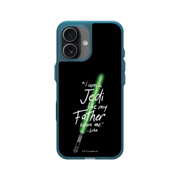 iPhone 17 Clear (相機按鈕) 夜幕藍 - 迪士尼-星際大戰 Star Wars - 絕地武士-光劍系列