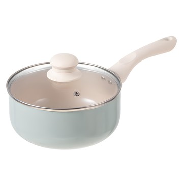 Tamsaa 陶瓷單柄湯鍋  18cm  薄荷綠  1個