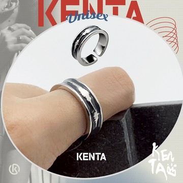 健太選物⋆˖°音波戒指 中性 經典 男指環 飾品 開口可調結 台灣出貨 氣質 個性