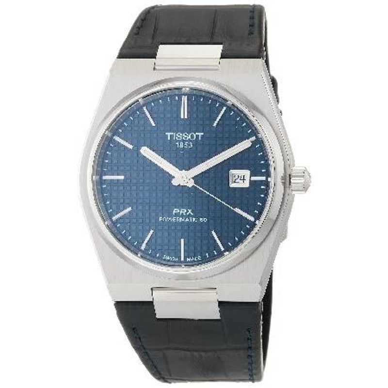 Tissot メンズ Tissot PRX Powermatic 80 316L ステンレススチール