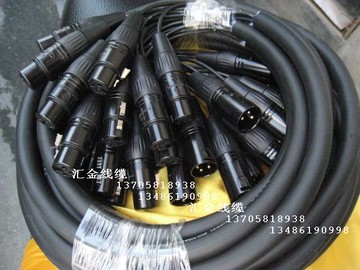 多路屏蔽 話音頻 信號筒線纜4路音頻電纜 四路舞臺音頻線