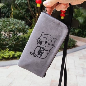 適用努比亞絨布收納袋手機保護套