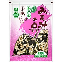  みそ汁の具わかめと麸 100Ｇ 常温 3セット