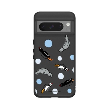 Pixel 8 Pro SolidSuit 黑 - Pingu 企鵝家族 - 一起游泳